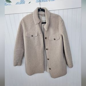 faux sherpa jacket